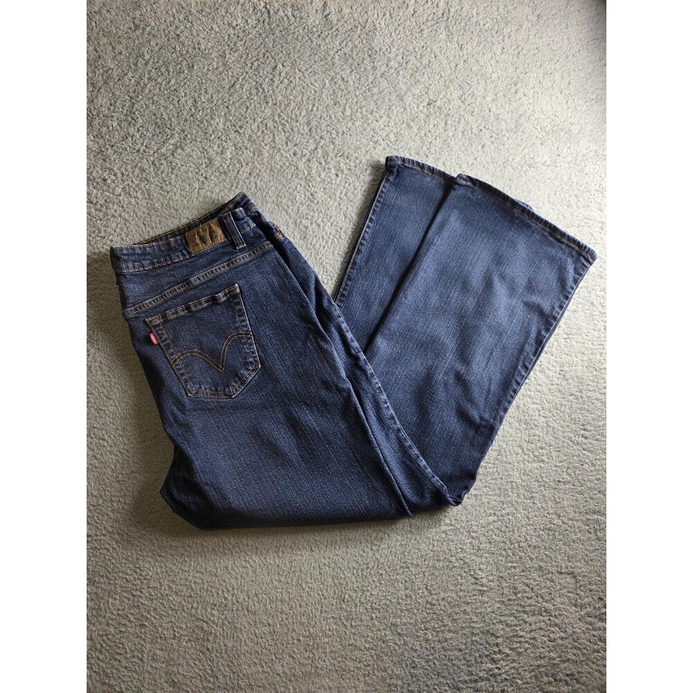 Levi's 515 Jeans Womens 22W Blue Boot Cut Stretch Denim Classic‎ Plus Size